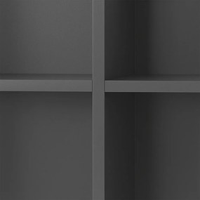 Boxie nyitott fali szekrény 80x80x37 cm antracit