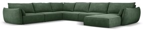 Sötétzöld sarokkanapé (bal oldali) Vanda – Mazzini Sofas