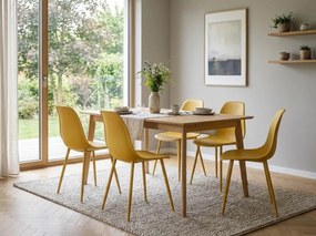 Étkezőszék OSAKA műanyag, mustársárga