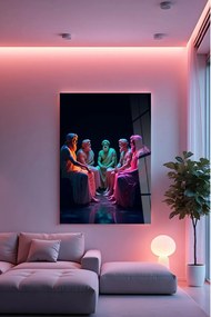 Üvegkép, 50×70 cm – Hhlneon0022