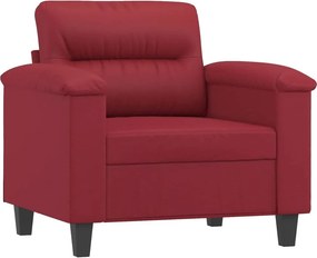 vidaXL bordó műbőr kanapéfotel 60 cm