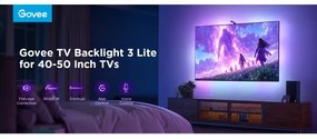 Govee - TV Backlight 3 Lite TV 40-50" SMART LED háttérvilágítás RGBICW Wi-Fi IP67 + távirányító