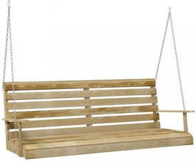 impregnált fenyőfa hintapad 155 x 65 x 60 cm