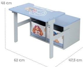 Kék gyerek pad Paw Patrol – Roba