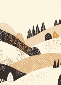 Poszter 20,5x28,4cm Ősz a hegyekben