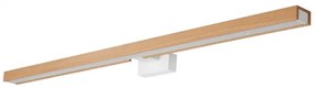 Brilagi-LED fürdőszobai tükörmegvilágítás WOODY MIRROR LED/15W/230V IP44 tölgy/fehér