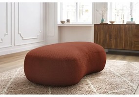 Téglavörös buklé szövet lábtartó Saint-Germain – Bobochic Paris