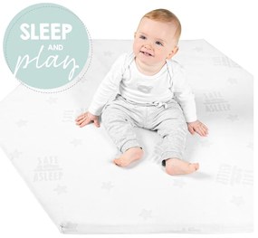 Levehető huzatos gyerek hab matrac 99x114 cm Safe Asleep® – Roba