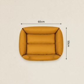Cookie Kutyafekhely, S 60x50 cm, sárga