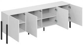 Wezilo TV szekrény 204 cm – fehér supermatt