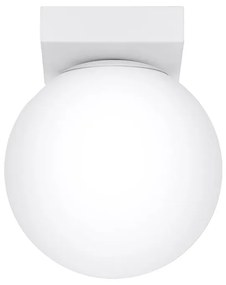 Fehér mennyezeti lámpa üveg búrával ø 12 cm Umerta – Sollux