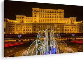 Kép - A Parlament palotája, Bukarest, Románia (90x60 cm)