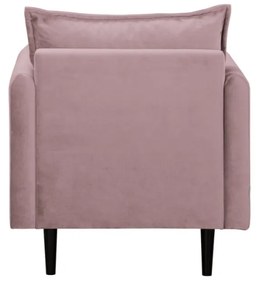 Levendula színű bársony fotel Juli – Ropez