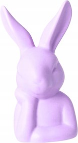 Kerámia nyuszi matt lila közepes 27x15x13 cm dekoráció