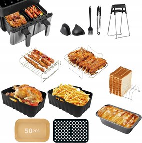 Akcesoria Ninja Foodi Airfryer Dual Basket AF400EU AF300EU készülékhez – 12in1 Készlet