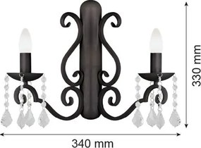Argon DIADEMA 7184 Fali lámpa 2x7W/E14 IP20
