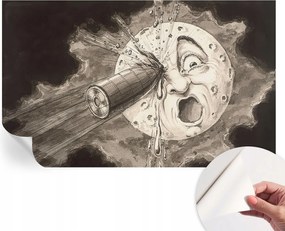 Design fali fotótapéta öntapadós űr ütközés 416x254 cm