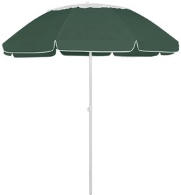 zöld strandnapernyő 300 cm
