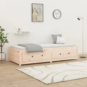Small Single tömör fenyőfa nappali ágy 75x190 cm