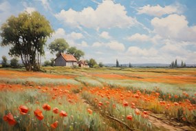 Poszter 60x40cm Suttogó pipacsmezők