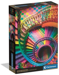 Színes lépcső Colorboom 500 db-os Compact puzzle Clementoni