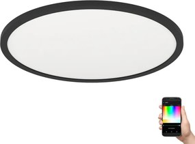 Eglo 31704-LED RGBW Dimmelhető mennyezeti lámpa ROVITO-Z 1xLED/16,5W/230V Ø42 cm fekete
