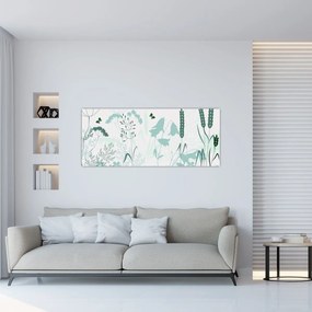 Kép - rét vektor (120x50 cm)
