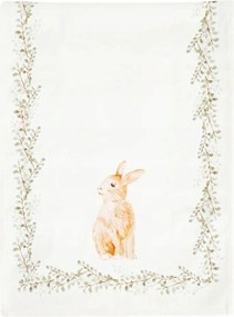 Sheper pamut futópad nyuszi motívummal 40x160cm Homla