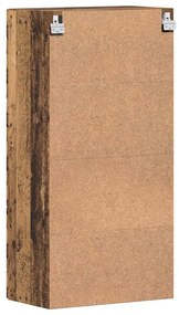 Fali szekrény polcokkal Régi fa 55 x 29 x 100 cm Faanyag