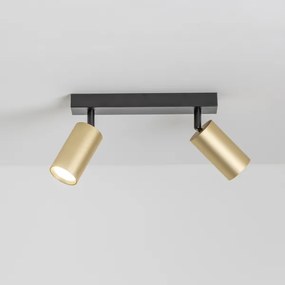 Brilagi - LED dimmelhető spotlámpa SELE GOLDEN 2xGU10/6,5W/230V fekete/arany