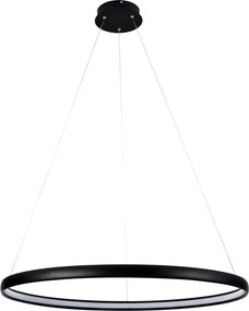 ZUMA LINE PL210503-800-BK CARLO Modern Led Függesztett Lámpa Matt Fekete LED IP20