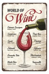 World of Wine dekorációs falitábla - Postershop