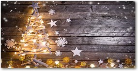 Konyhai panel VilĂĄgĂtĂł karĂĄcsonyfa 120x60 RagasztĂł