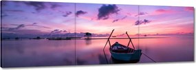 Vászonkép 90x30 Halászcsónak