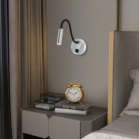 Brilagi - LED Rugalmas fali lámpa MAYA LED/3W/230V 4000K ezüst