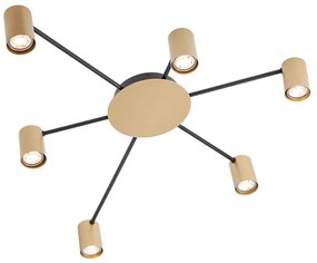 Redo 01-4051 - Spotlámpa NOA 6xGU10/10W/230V arany