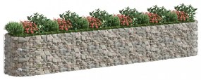 horganyzott vas gabion magaságyás 600x100x100 cm