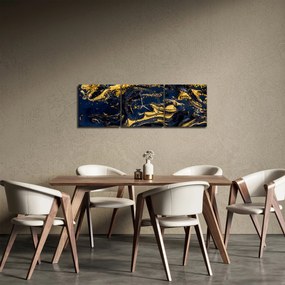 Az absztrakció képe (órával) (90x30 cm)