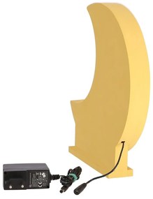 Sárga gyerek éjjelilámpa Moon – Candellux Lighting