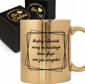 Bögre Arany Ajándékdoboz Okos Minden Nap Tanul A Pedagógus