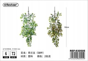 Mesterséges lógó dekorációs növény 100 cm