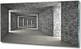 Fotó kép edzett üveg Alagút tégla 100x70