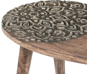 Dohányzóasztal készlet (2 db.) Kheza (sötét fa). 1080677