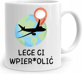 Vicces Bögre Vicces Repülős Ajándék Nyomtatott Fotóval