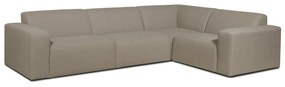 Bézs sarokkanapé (jobb oldali) Roxy - Scandic