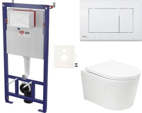 Fali WC szett SAT BREVIS előtétfalas szereléshez SIKOSSBRTOR20KECO