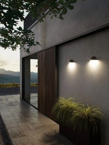 NORDLUX 2019001003 ARCUS SMART Modern Kültéri Fali Lámpa Fekete LED IP54