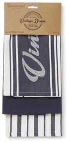 Konyharuha, kötény és edényfogó szett 5 db-os Oxford Denim – Cooksmart ®