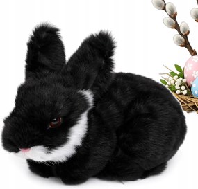 Nyuszi Húsvéti Nyuszi Figura Szőrme Dekoráció Nád Dekoráció