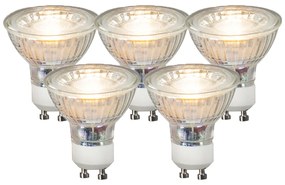 5 db GU10 LED lámpa készlet COB 3.5W 330 lm 3000K